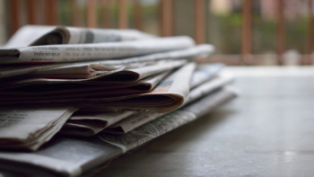 Image of a Stack of Newspapers